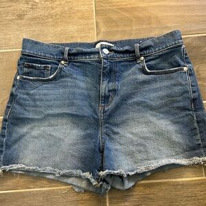 LOFT Dark Blue Jean Shorts